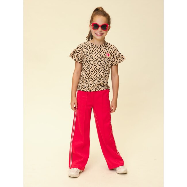 Looxs little crinckle t-shirt ss wild hearts