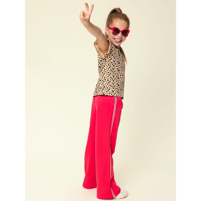 Looxs little sporty sweat pants poppy red