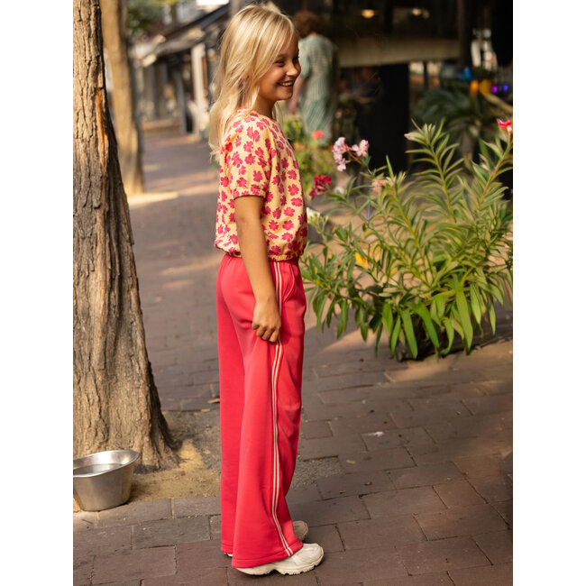 Looxs little sporty sweat pants poppy red