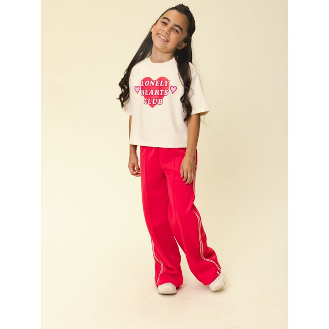 Looxs little sporty sweat pants poppy red