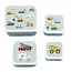 A Little Lovely Company Lunch & snackbox set Voertuigen