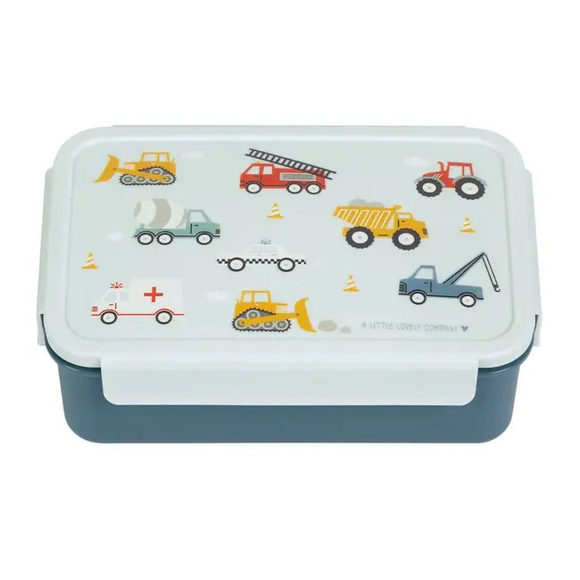 A Little Lovely Company Bento lunchbox Voertuigen