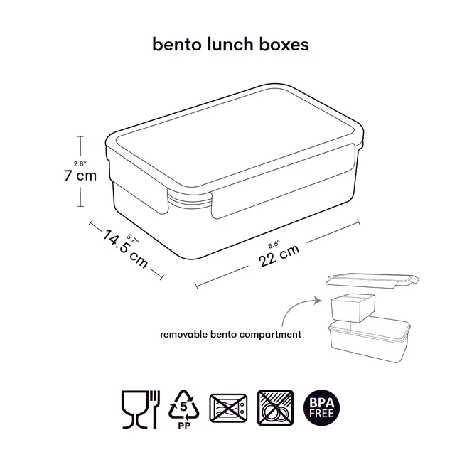 A Little Lovely Company Bento lunchbox Voertuigen