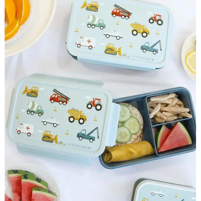 A Little Lovely Company Bento lunchbox Voertuigen