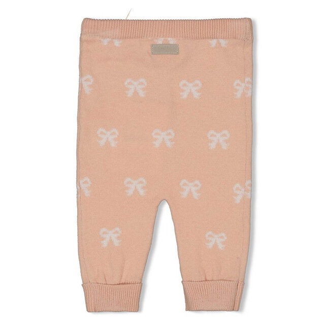 Feetje broek gebreid - The Knits roze