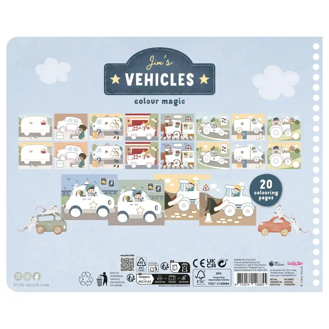 Little Dutch Kleurboek Jim