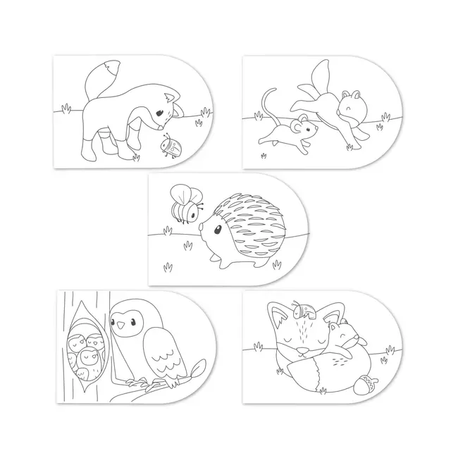 Little Dutch Verfboek Forest Friends