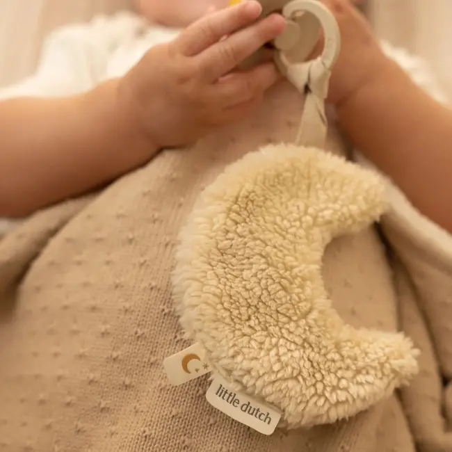 Little Dutch Speendoekje Wit Essentials Maan
