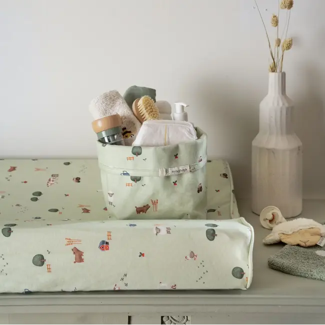 Little Dutch Speendoekje Wit little farm Schaap