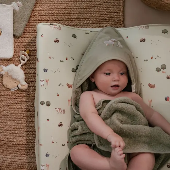 Little Dutch Speendoekje Wit little farm Schaap