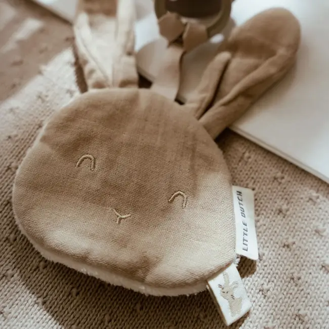 Little Dutch Speendoekje Beige Newborn naturals Baby bunny