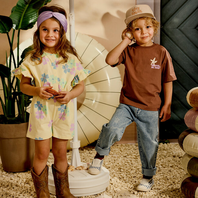 Z8 mini salopette Veda silly citron