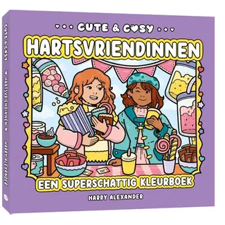 Cute & cozy kleurboek - Hartsvriendinnen