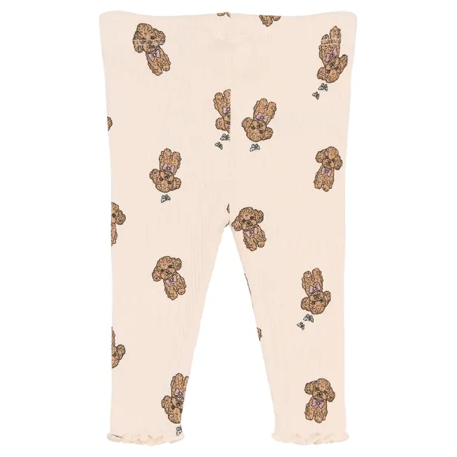 The New Siblings legging Sona silver peony aop