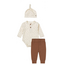 Dirkje romper, broekje en muts brown