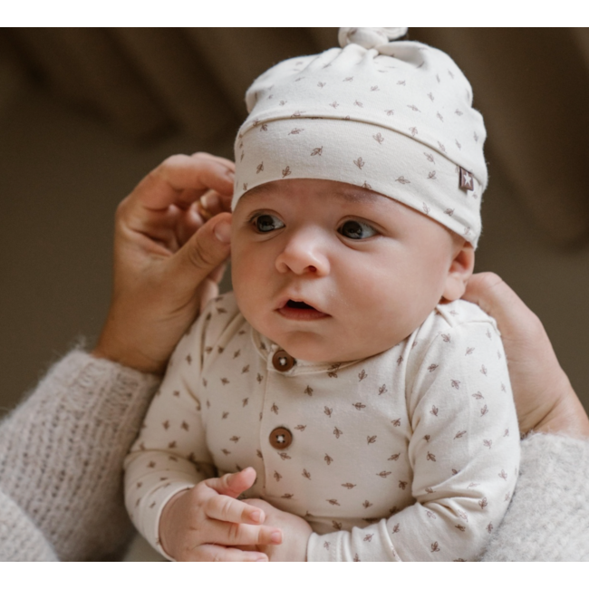 Dirkje romper, broekje en muts brown