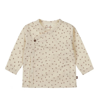 Dirkje Dirkje longsleeve overslag off white aop