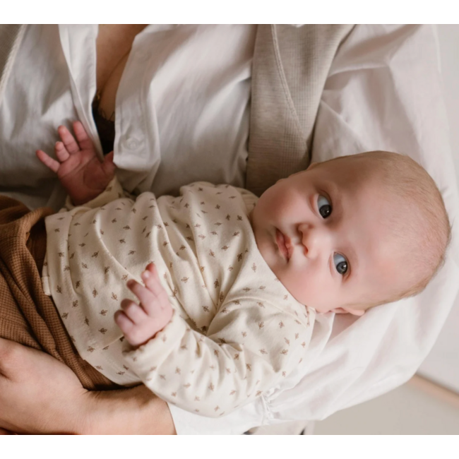 Dirkje longsleeve overslag off white aop