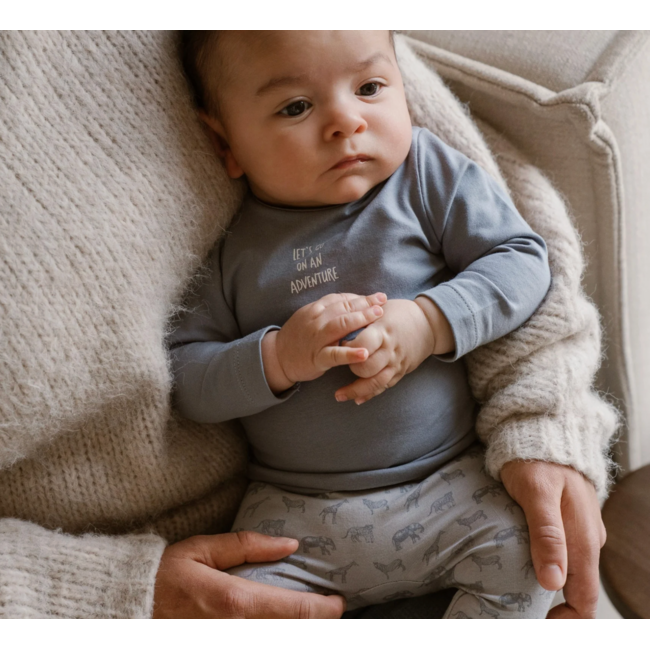 Dirkje broekje  met longsleeve faded blue