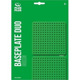 Plus Plus Plus Plus Bouwplaat groen 2 stuks