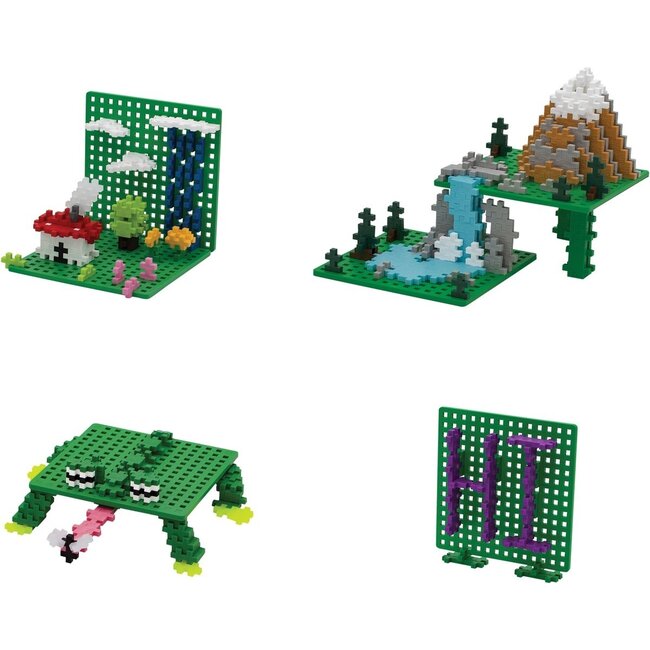 Plus Plus Bouwplaat groen 2 stuks