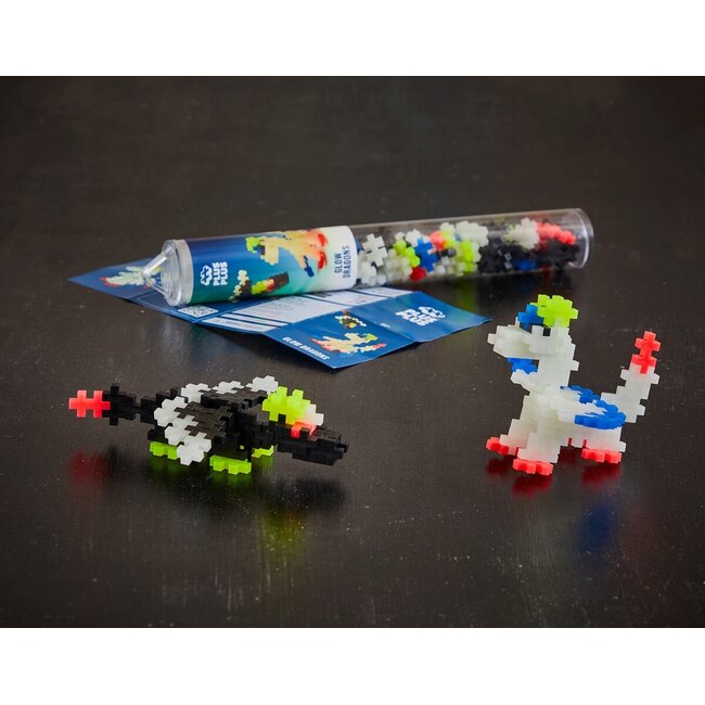 Plus Plus Tube - Glow Dragons (100 stukjes)