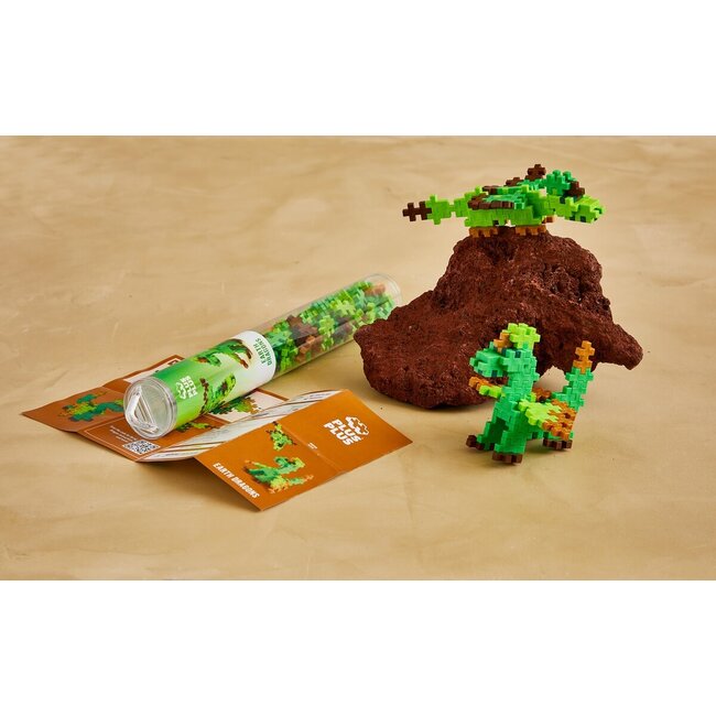 Plus Plus Tube - Earth Dragons (100 stukjes)