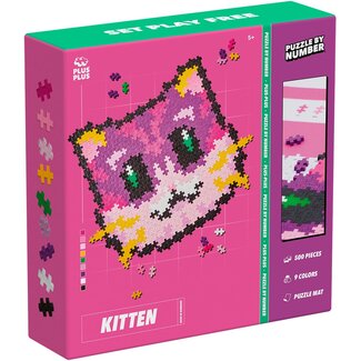 Plus Plus Plus Plus - Puzzle By Number Kat 500 stukjes