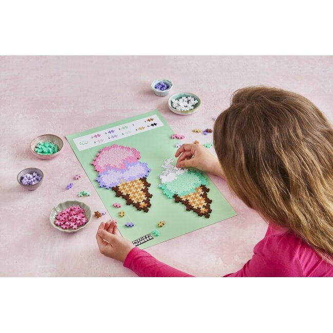 Plus Plus - Puzzle By Number Ice Cream Cones 250 stukjes