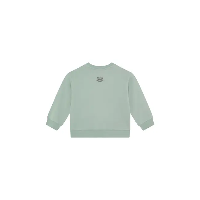 Daily7 oversized sweater print green milieu