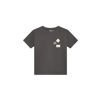 Daily7 Daily7 t-shirt basic badge thunderstorm