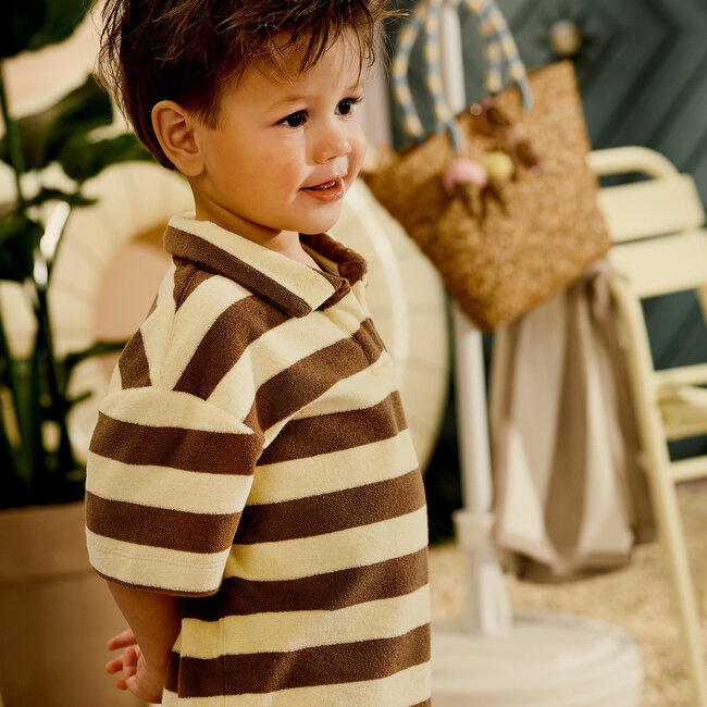 Z8 mini polo Louie silly citron / nutshell