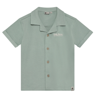 Daily7 Daily7 t-shirt fancy polo  green milieu