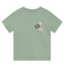 Daily7 t-shirt basic badge green milieu
