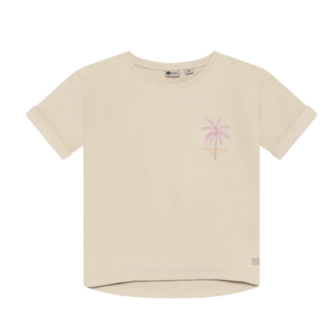 Daily7 Daily7 t-shirt backprint sandshell