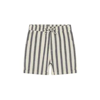 Daily7 Daily7 cotton stripe shorts thunderstorm