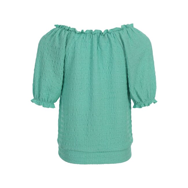 Looxs little crinckle top ss bright green