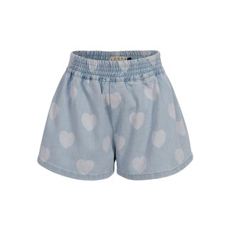 Looxs Looxs little heart denim shorts heart denim