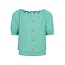 Looxs little crinckle top ss bright green