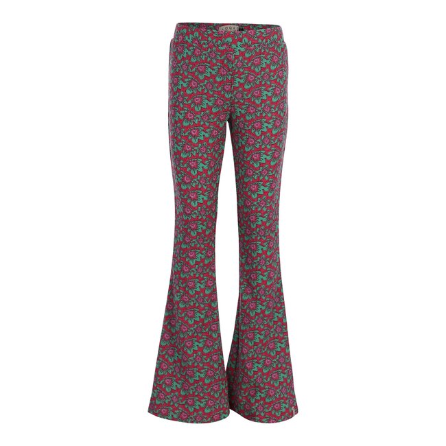 Looxs little crinckle flair pants cheeta