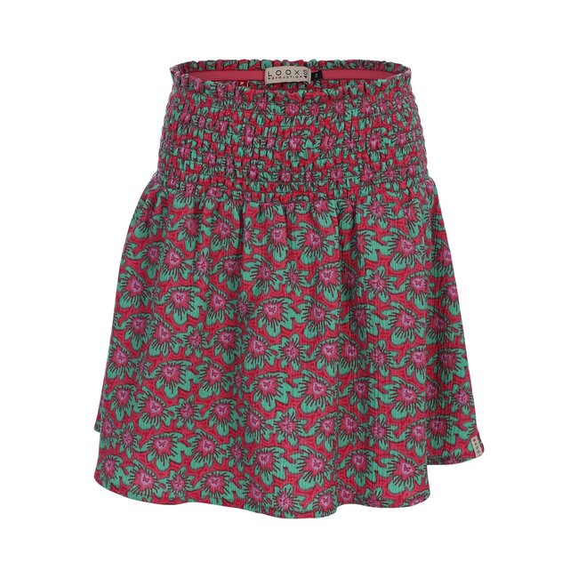 Looxs little crinckle skirt cheeta