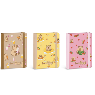 Capibara notitieboek 10,5x15 cm assorti