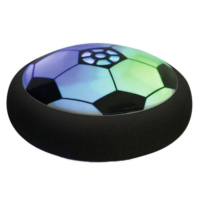 Glijdende voetbal met licht