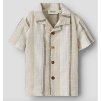 Lil' Atelier Lil' Atelier shirt NBMFibert coconut milk
