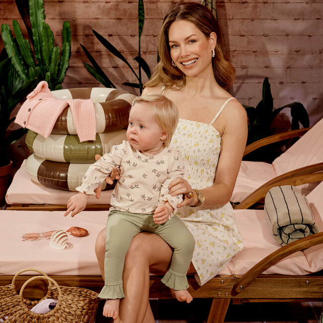 Z8 Newborn legging  Liora silver sage