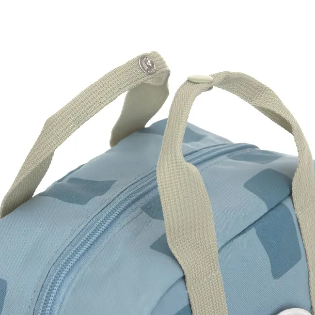 Lassig Mini square backpack Pattern party blue