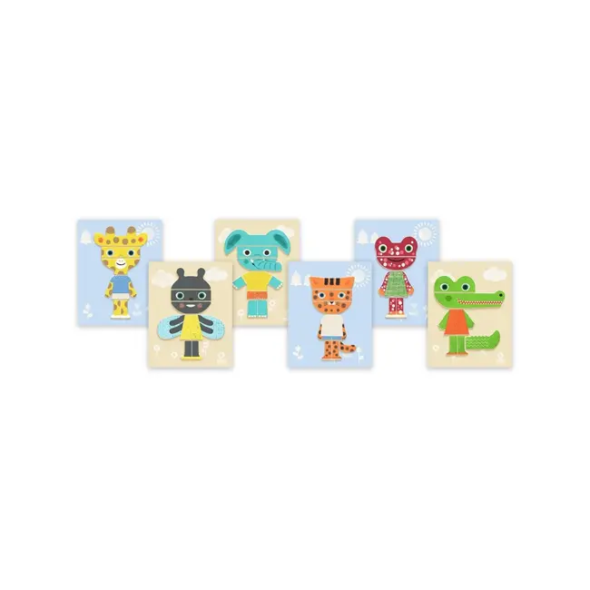 dj03071 Magneetset inzebox animals - 29st