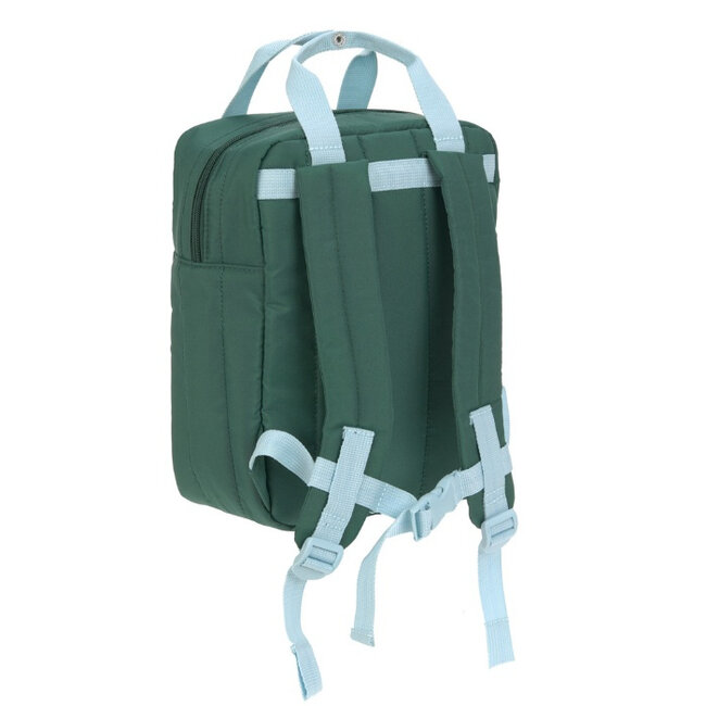 Lassig Mini square backpack Little gang Lemon dark green