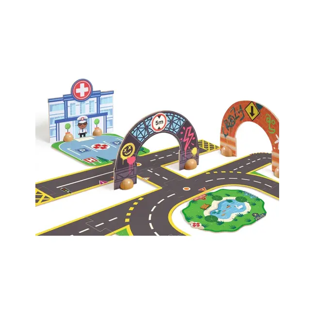 dj05499 crazy motors vloerpuzzel puzzl'up city giant - 33st