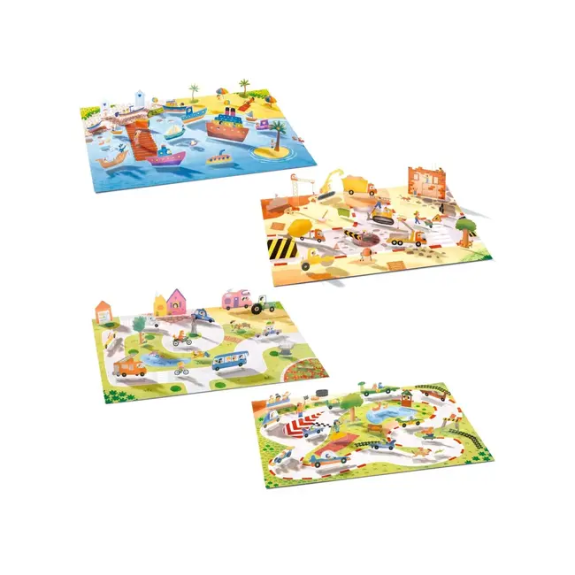 dj00043 Stickers om rechtop te zetten-Voertuigen